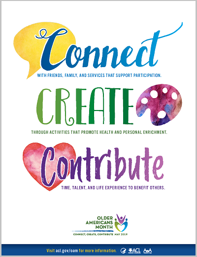 OAM Connect, Create, Contribute Poster