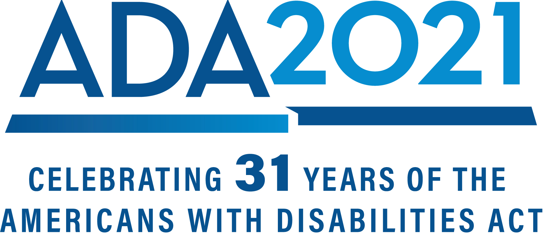 ADA 2021 Celebrating 31 years of the Americans with Disabilities Act logo