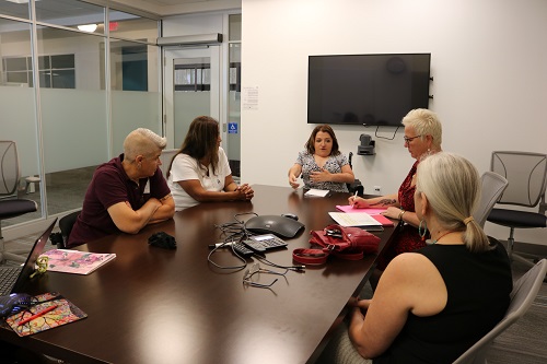 Commissioner Julie Hocker and Corinna Stiles from ACL meet with leaders from centers for independent living in Washington and Idaho