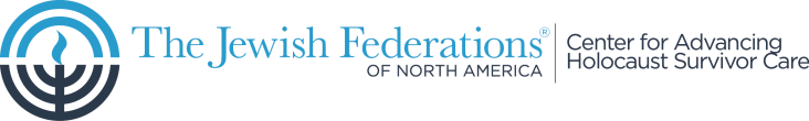 The Jewish Federations of North America's Center for Advancing Holocaust Survivor Care logo
