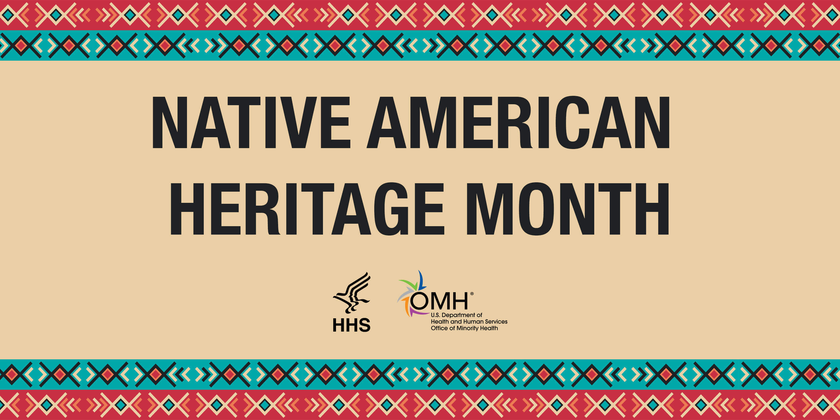 Native American Heritage Month graphic from the U.S. Department of Health and Human Services Office of Minority Health