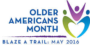 Older Americans Month Blaze a Trail Logo